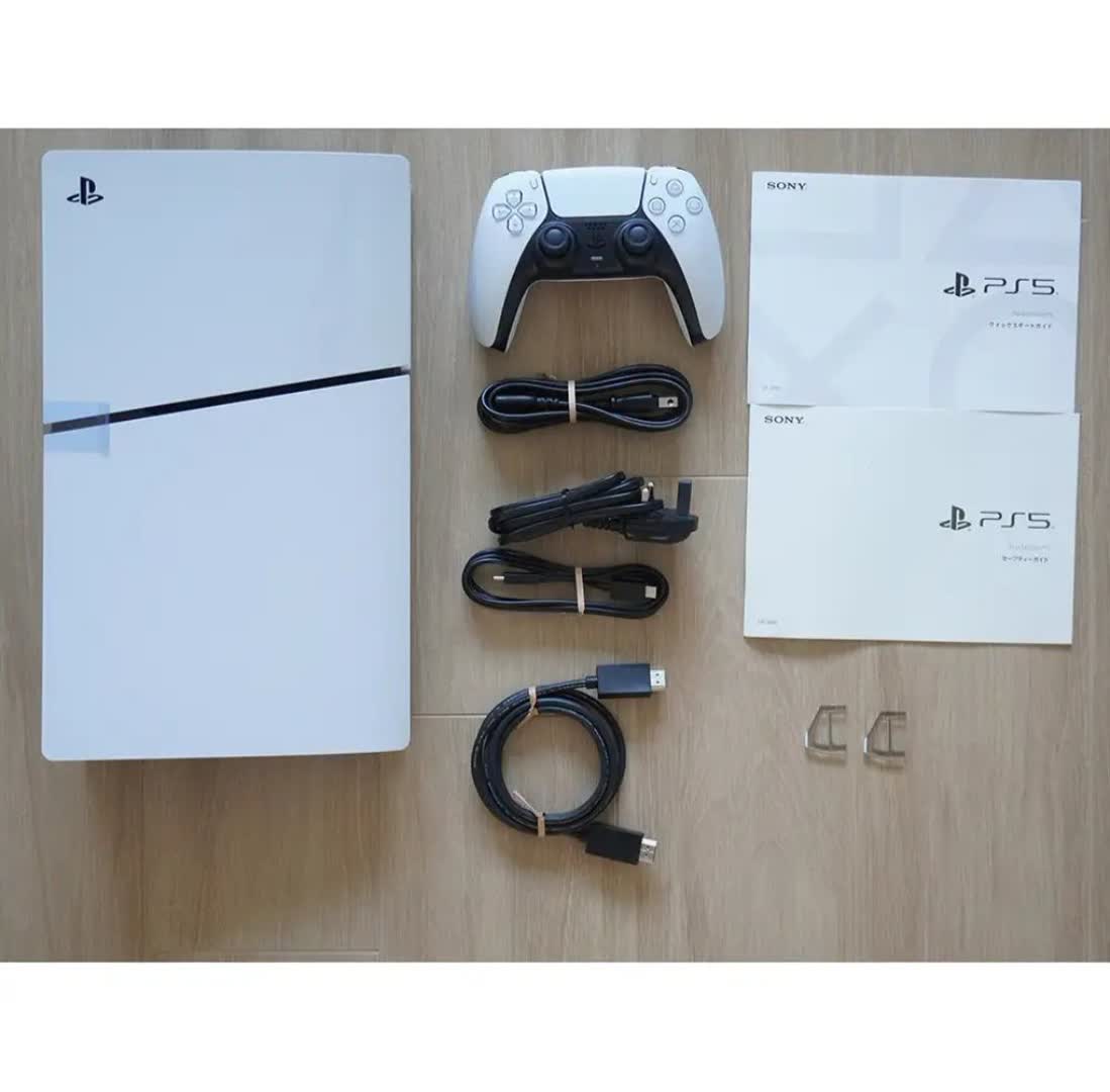 کنسول بازی سونی مدل PlayStation 5 Slim Digital Edition ظرفیت 1 ترابایت ریجن 2016B اروپا به همراه دسته اضافی و پایه شارژر - Image 5