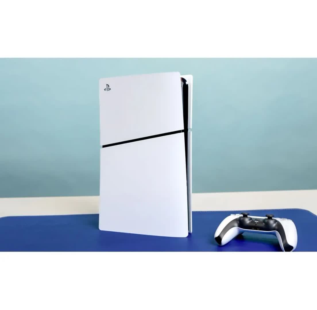 کنسول بازی سونی مدل PlayStation 5 Slim Digital Edition ظرفیت 1 ترابایت ریجن 2016B اروپا به همراه دسته اضافی و پایه شارژر - Image 2