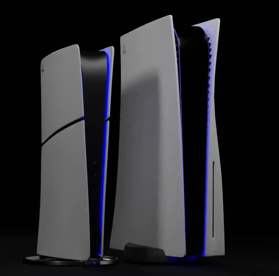 کنسول بازی سونی مدل PlayStation 5 Slim Digital Edition ظرفیت 1 ترابایت ریجن 2016B اروپا به همراه دسته اضافی و پایه شارژر - Image 7