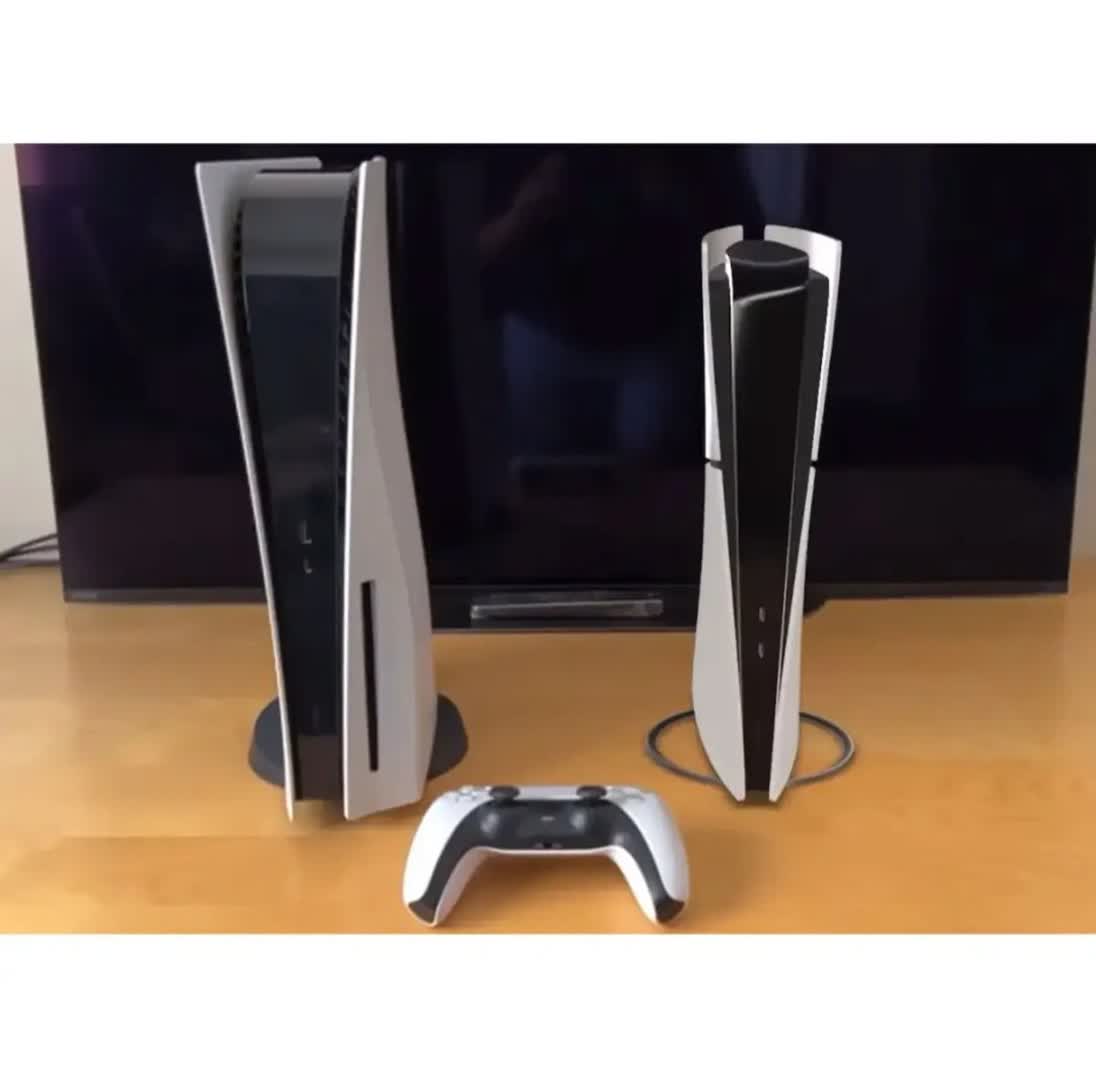 کنسول بازی سونی مدل PlayStation 5 Slim Digital Edition ظرفیت 1 ترابایت ریجن 2016B اروپا به همراه دسته اضافی و پایه شارژر - Image 6