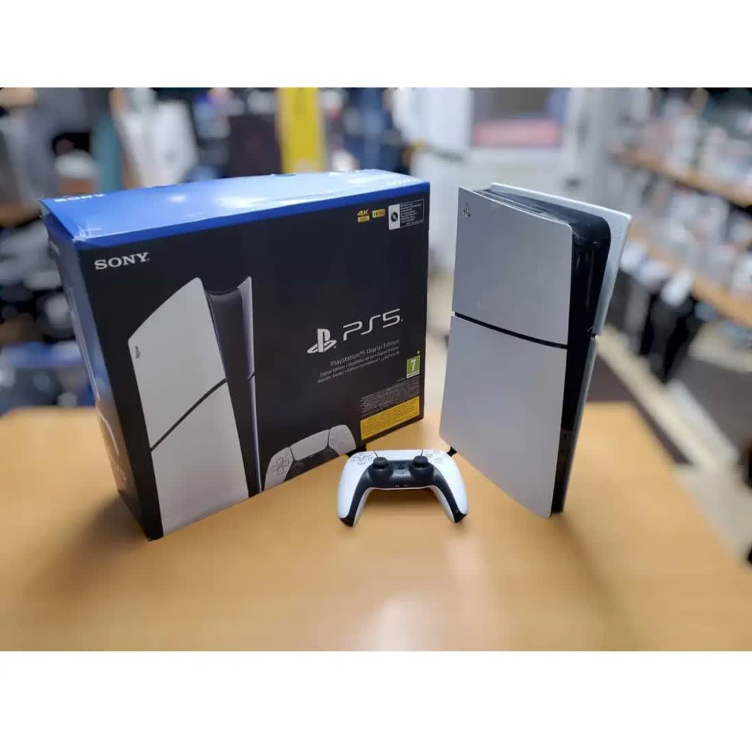 کنسول بازی سونی مدل PlayStation 5 Slim Digital Edition ظرفیت 1 ترابایت ریجن 2016B اروپا به همراه دسته اضافی و پایه شارژر - Image 3