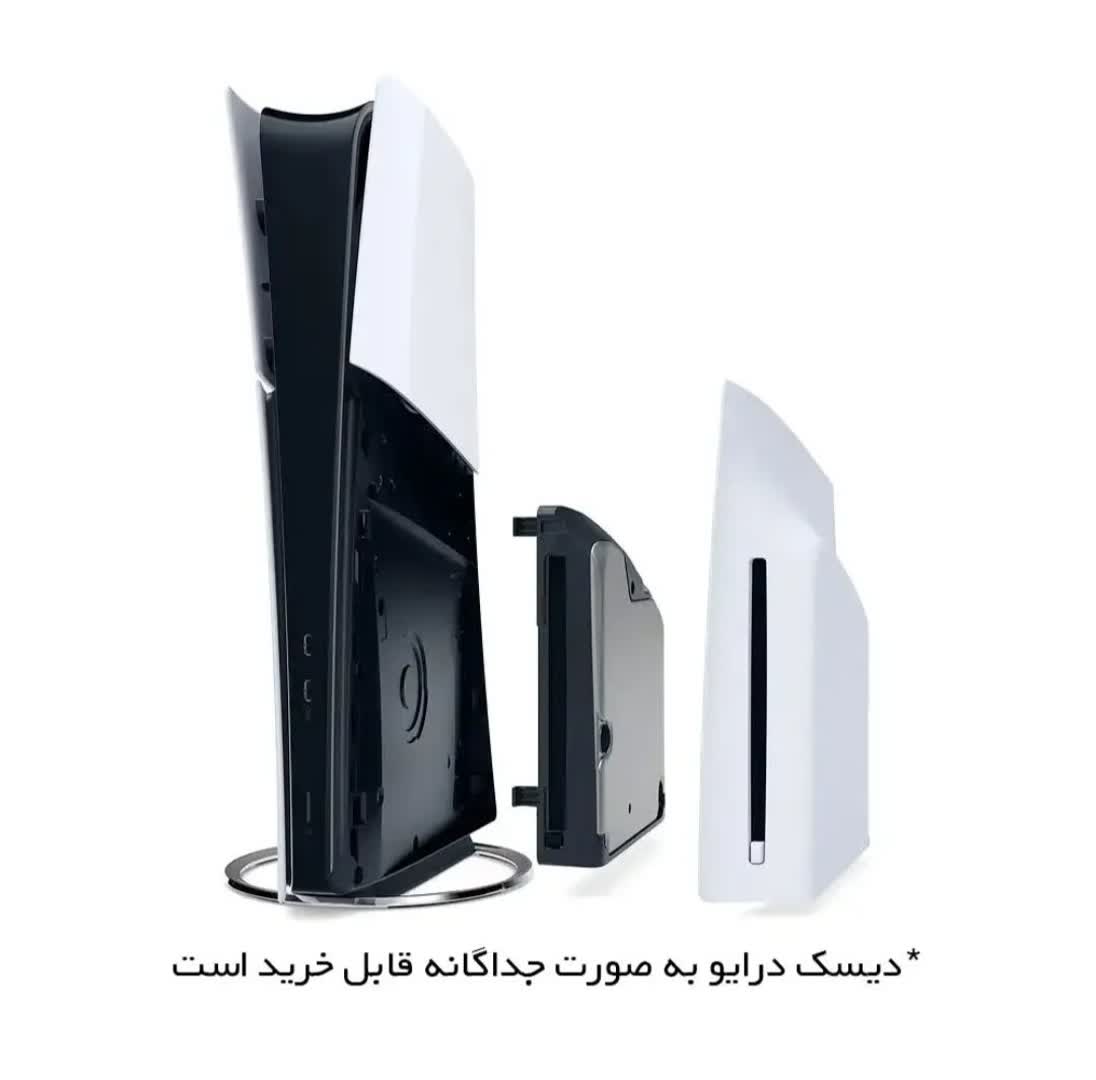 کنسول بازی سونی مدل PlayStation 5 Slim Digital Edition ظرفیت 1 ترابایت ریجن 2016B اروپا به همراه دسته اضافی و پایه شارژر - Image 9