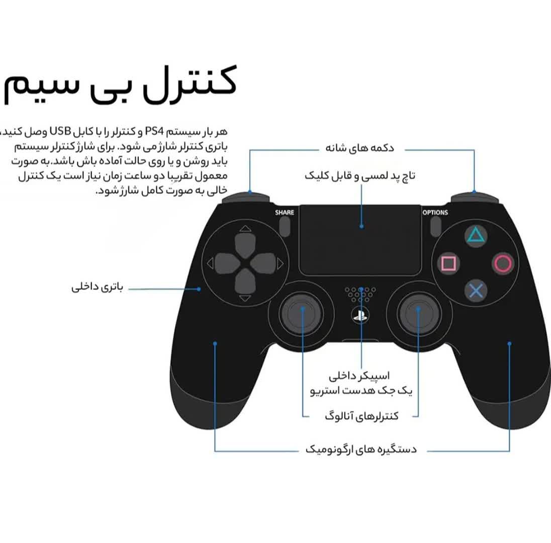 کنسول بازی سونی مدل Playstation 4 Slim ریجن 2 کد CUH-2216B ظرفیت 1 ترابایت - Image 12