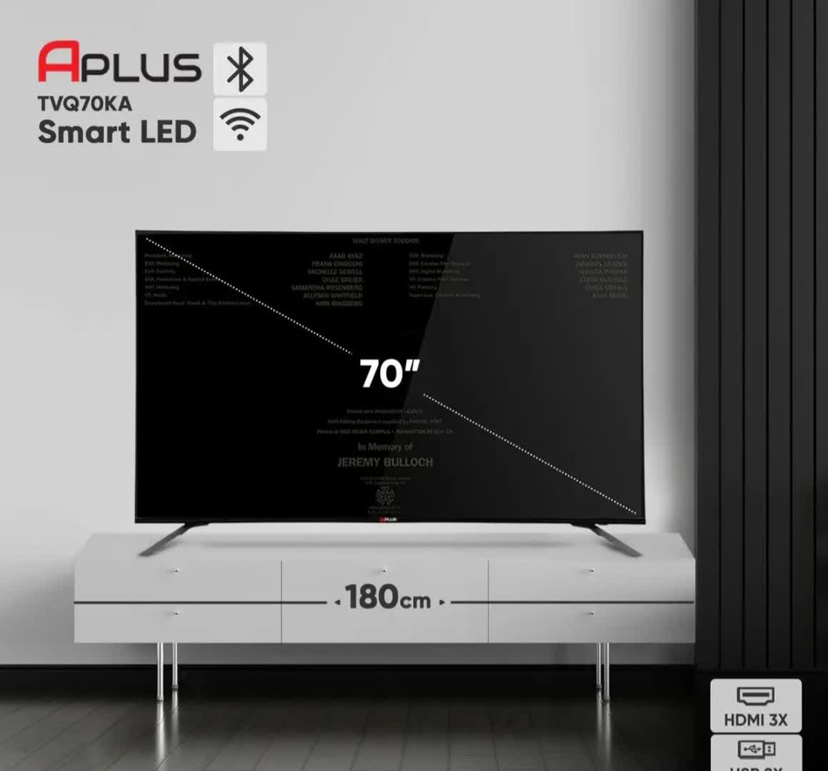 تلویزیون 70 اینچ QLED هوشمند آپلاس مدل TVQ70KA با رزولوشن 4K - Image 4