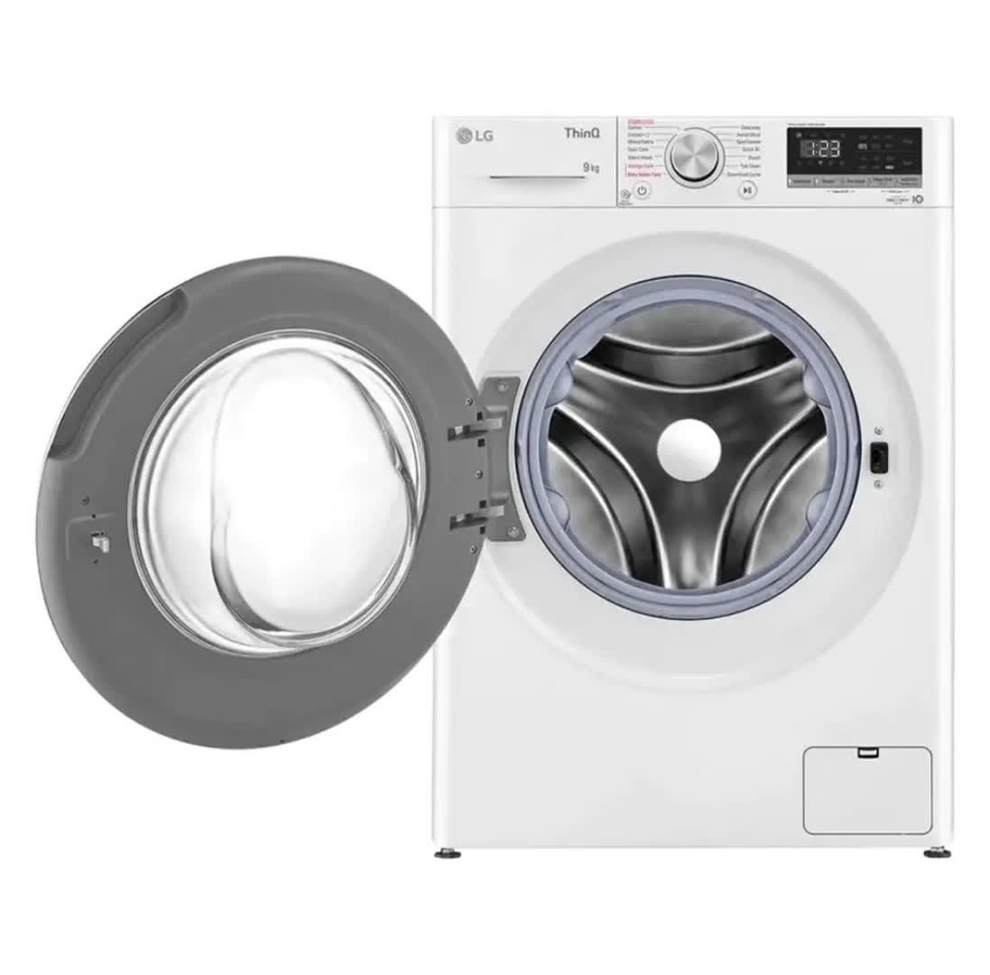 ماشین لباسشویی 9 کیلوگرم اتوماتیک ال جی مدل F4R5VYGSL / رنگ نقره ای - Image 3