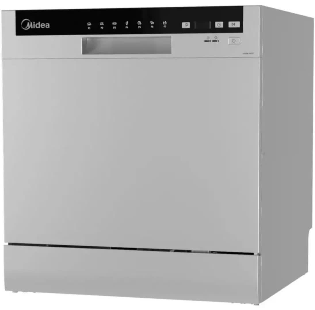 ماشین ظرفشویی رومیزی 8 نفره مایدیا مدل WQP8-3802F / رنگ نقره ای - Image 4