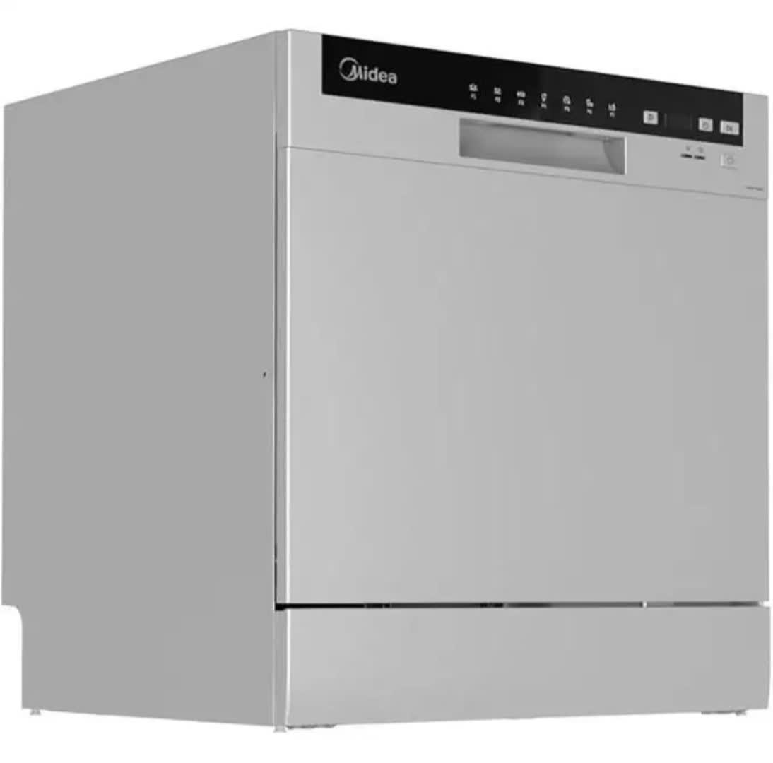 ماشین ظرفشویی رومیزی 8 نفره مایدیا مدل WQP8-3802F / رنگ نقره ای - Image 5