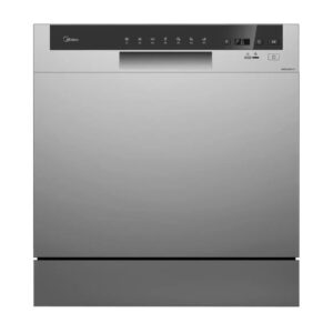 ماشین ظرفشویی رومیزی 8 نفره مایدیا مدل WQP8-3802F / رنگ نقره ای