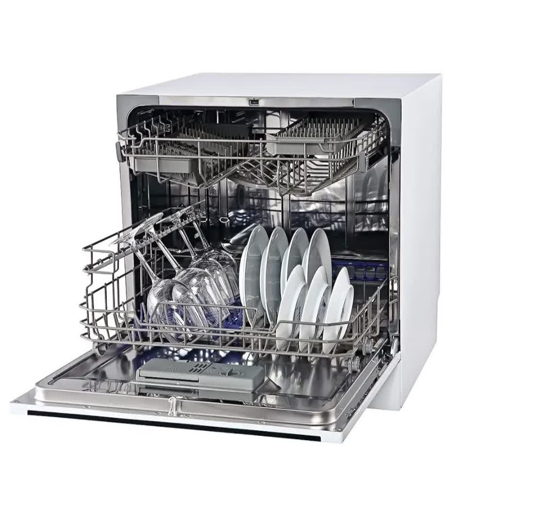 ماشین ظرفشویی رومیزی 8 نفره مایدیا مدل WQP8-3802F / رنگ نقره ای - Image 6