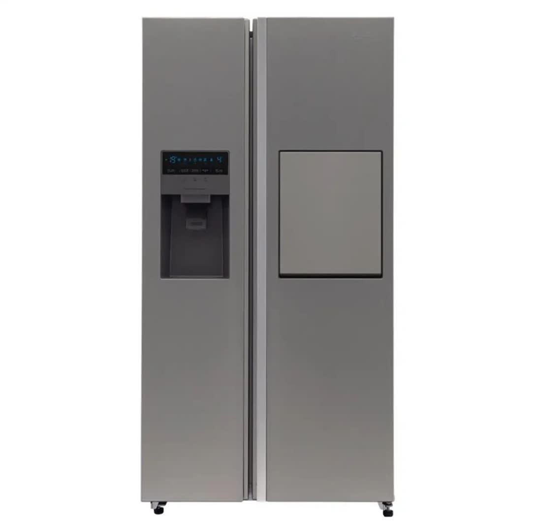 یخچال فریزر ساید بای ساید 32 فوت اسنوا مدل S2Di-M210-S / رنگ استیل